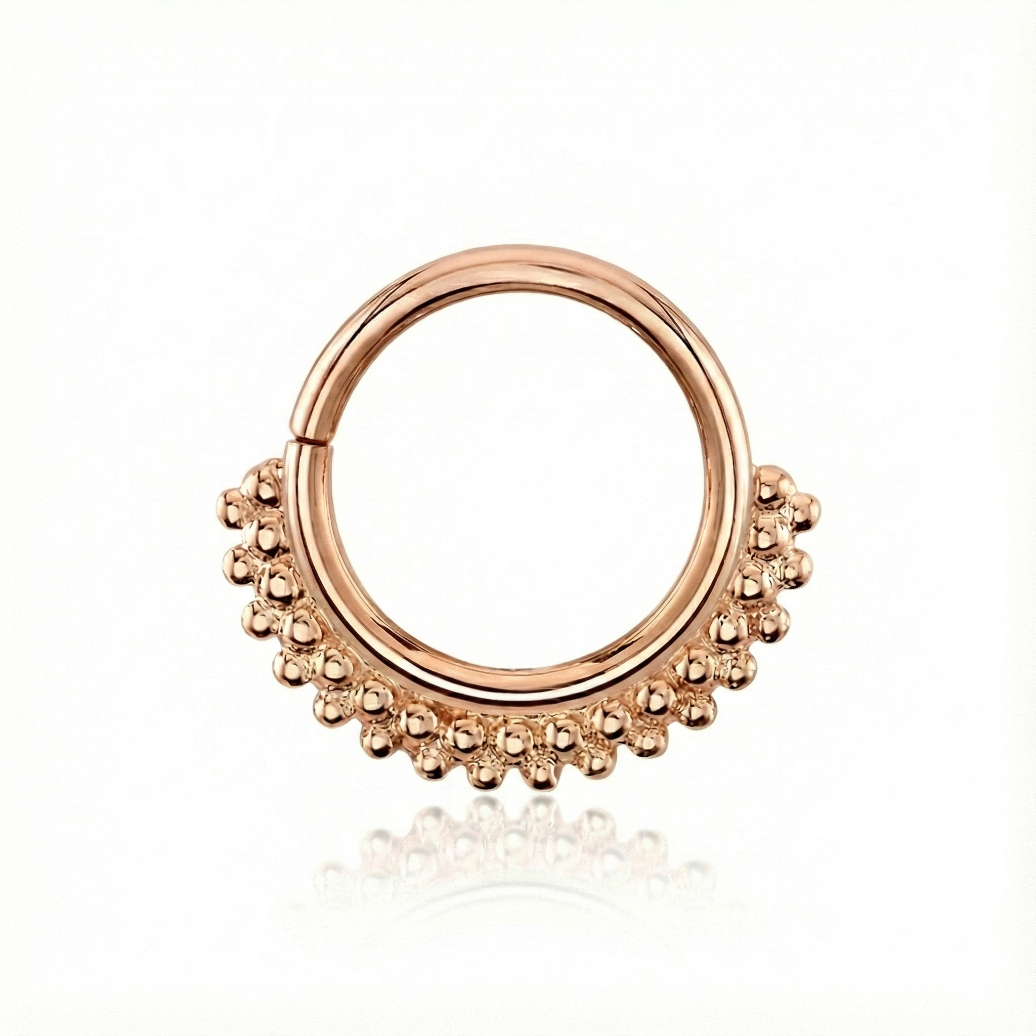 rose gold kolo seam ring